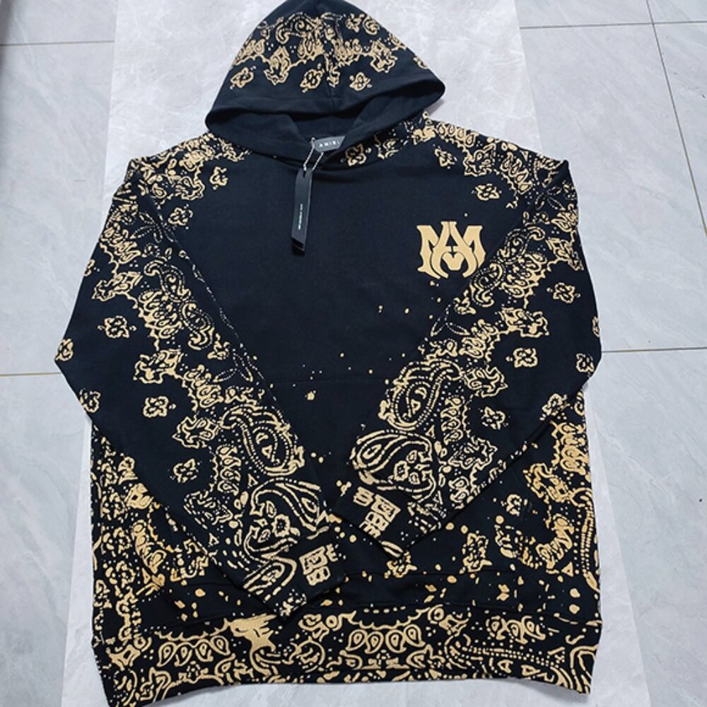 Amiri black long-sleeved Sweatshirt
